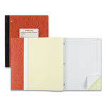 Duplicate Laboratory Notebooks, Two-Part Carbonless, Quadrille Rule (4 sq/in), Brown Cover, (200) 11 x 9.25 Sheets