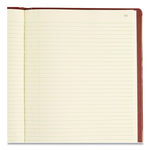 National Brand Red Vinyl Series Journal, 1-Subject, Medium/College Rule, Red Cover, (300) 10 x 7.75 Sheets