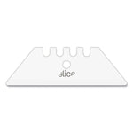 Safety Utility Knife Blades, Rounded Tip, Ceramic Zirconium Oxide, 2/pack