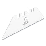 Safety Utility Knife Blades, Rounded Tip, Ceramic Zirconium Oxide, 2/pack