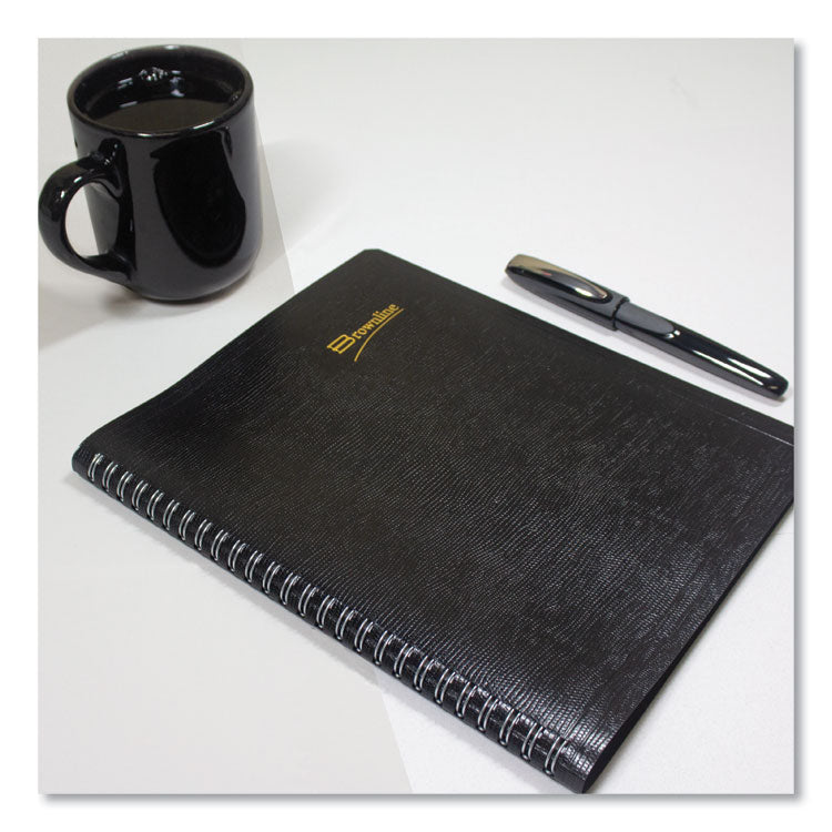 Essential Collection 14-Month Ruled Monthly Planner, 8.88 x 7.13, Black Cover, 14-Month: Dec 2024 to Jan 2026
