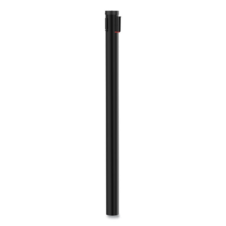 Adjusta-Tape Crowd Control Posts Only, Steel, 40" High, Black, 2/box