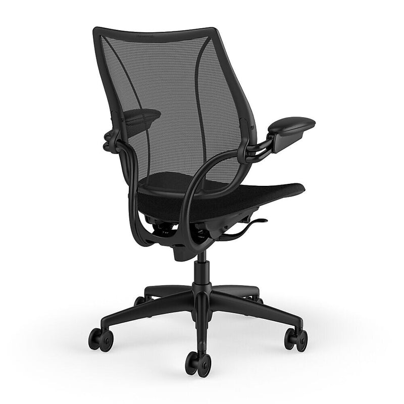 Humanscale Liberty Ergonomic Fabric Swivel Task Chair, Black (L113BM10FT10XFSHNSC)