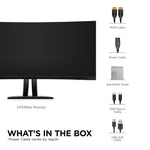 ViewSonic ColorPro 34" Curved 75Hz LED Monitor, Black (VP3456A)