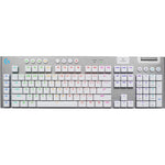 Logitech G915 X LIGHTSPEED Wireless Gaming Tactile Switches Mechanical Keyboard, White (920-012685)