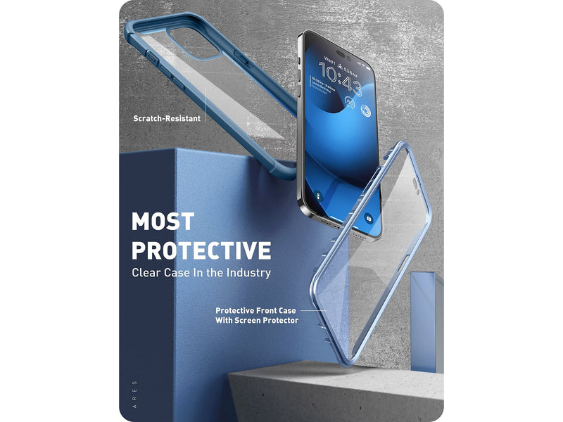 i-Blason Ares Blue Case for iPhone 14 Pro Max (iPhone2022Pro-6.7-Ares-SP-Azure)