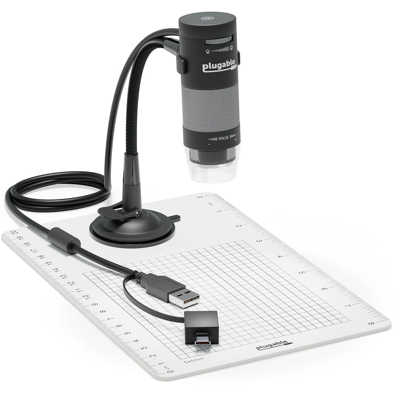 Plugable USB Digital Microscope with Observation Stand (USB2-MICRO-250X)
