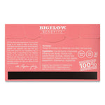 Benefits Rose and Mint Herbal Tea Bags, 0.6 oz Tea Bag, 18/Box
