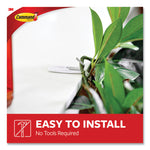 General Purpose Wire Hooks, Medium, Metal, White, 2 lb Capacity, 13 Hooks and 16 Strips/Pack