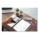 Fusion Smart Notebook, Seven Assorted Page Formats, Black Cover, (21) 11 x 8.5 Sheets