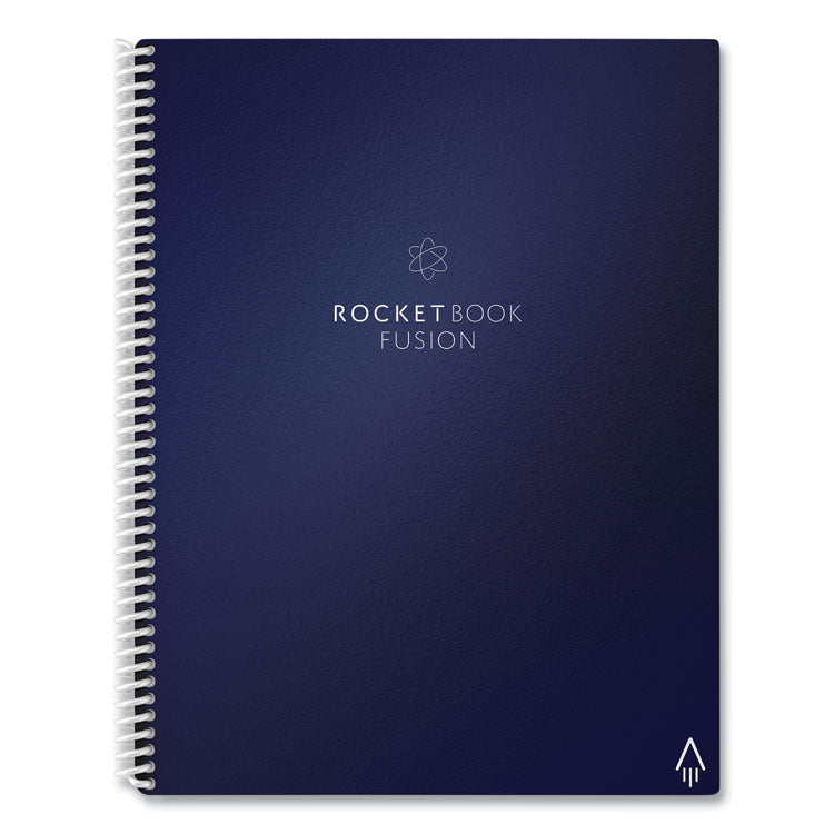 Fusion Smart Notebook, Seven Assorted Page Formats, Blue Cover, (21) 11 x 8.5 Sheets