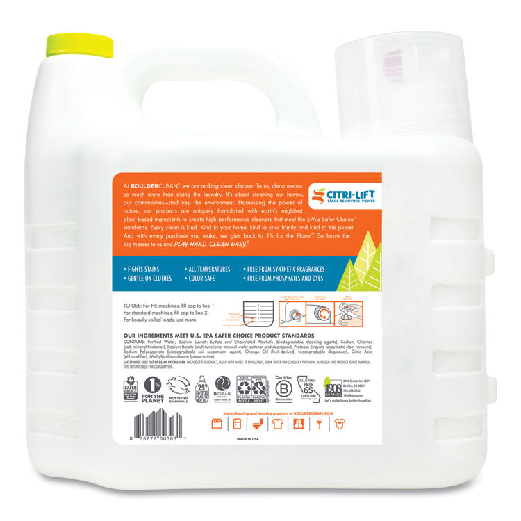 Liquid Laundry Detergent, Citrus Breeze, 200 Oz Bottle, 2/carton