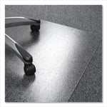 Cleartex Ultimat Polycarbonate Chair Mat for High Pile Carpets, 60" w x 48" l, Clear