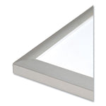 Melamine Dry Erase Board, 24" x 18" (Actual Size: 23" x 17"), White Surface, Satin Aluminum Frame