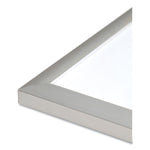 Melamine Dry Erase Board, 48" x 36" (Actual Size: 47" x 35"), White Surface, Satin Aluminum Frame