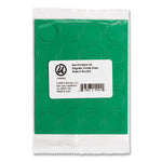 Heavy-Duty Board Magnets, Circles, 0.75" Diameter, Green, 20/Pack