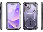 i-Blason Armorbox Metallic Purple Rugged Case for iPhone 14 (iPhone2021/22-6.1-Armorbox-SP-Mauve)