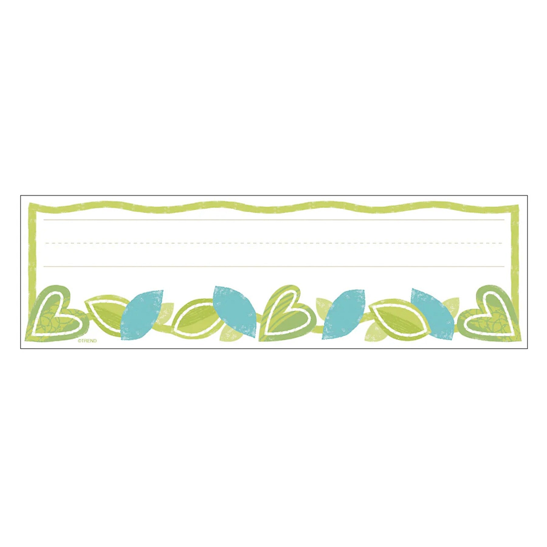 Trend Enterprises Vine Time Desk Toppers School Name Plates, 2.88" x 9.5", 36/Pack, 3 Packs/Bundle (T-69218-3)