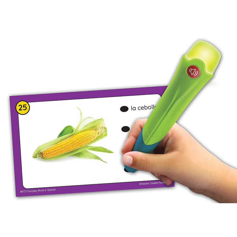 Teacher Created Resources Power Pen Learning Cards: Everyday Words in Spanish, 53/Pack (TCR6727)