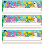 Creative Teaching Press Sea Friends School Name Plates, 9.5" x 3.75", 36/Pack, 3 Packs/Bundle (CTP11028-3)