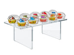 Azar Deluxe 22"W Riser, Clear, Each (515379)
