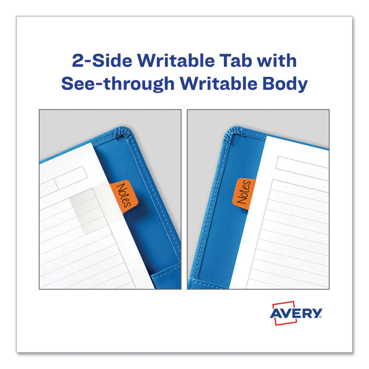 Ultra Tabs Repositionable Tabs, Mini Tabs: 1" x 1.5", 1/5-Cut, Assorted Colors, 80/Pack
