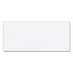 Open-Side Business Envelope, #10, Commercial Flap, Diagonal Seam, Gummed Closure, 4.13 x 9.5, White, 500/Box