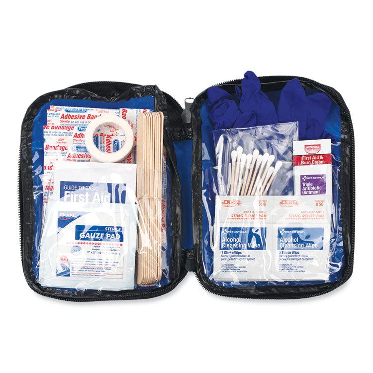 Soft-Sided First Aid Kit For Up To 10 People, 95 Pieces, Soft Fabric Case
