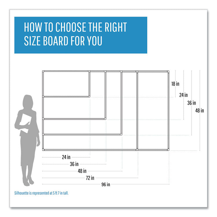 Earth Cork Board, 48" x 36", Tan Surface, Satin Aluminum Frame