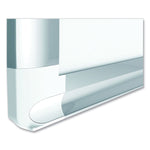 Magnetic Dry Erase Calendar Board, 12-Month Planning/Scheduling, 36" x 24", White Surface, Satin Aluminum Frame