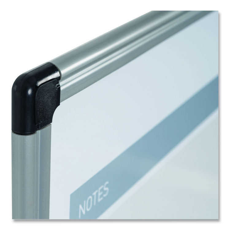 3-in-1 Calendar Planner, Monthly Planning/Scheduling Calendar, 36" x 24", White Surface, Satin Aluminum Frame