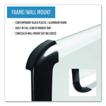 Gold Ultra Magnetic Dry Erase Boards, 48" x 36", White Surface, Black/Satin Aluminum Frame