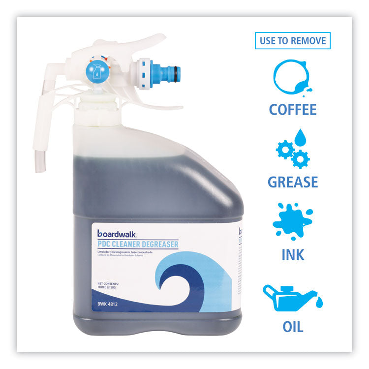 PDC Cleaner Degreaser, Unscented, 3 L Bottle, 2/Carton