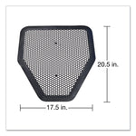 Deo-Gard Disposable Urinal Mat, Charcoal, Mountain Air, 17.5 X 20.5, 6/carton
