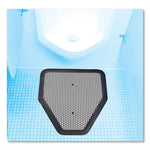Deo-Gard Disposable Urinal Mat, Charcoal, Mountain Air, 17.5 X 20.5, 6/carton
