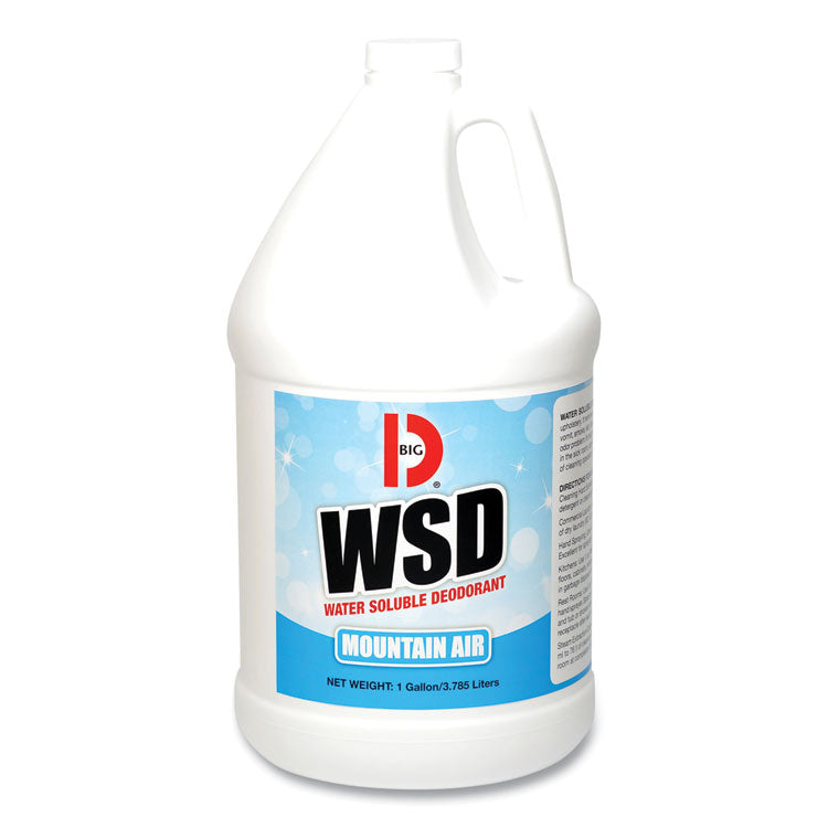 Water-Soluble Deodorant, Mountain Air, 1 Gal Bottle, 4/carton
