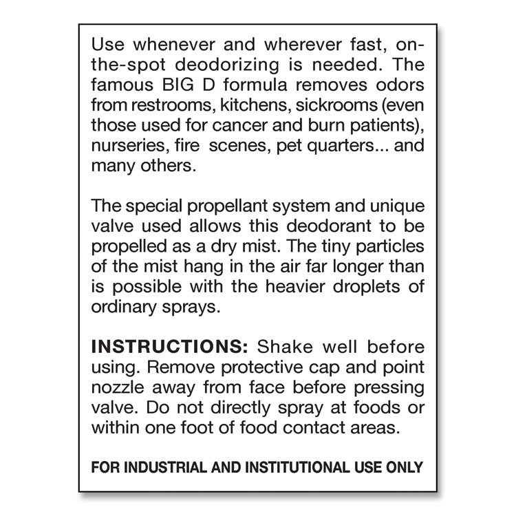 Aerosol Room Deodorant, Sunburst Scent, 15 Oz Can, 12/carton
