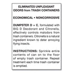 Dumpster D Plus C, Neutral, 25 Lb Bucket