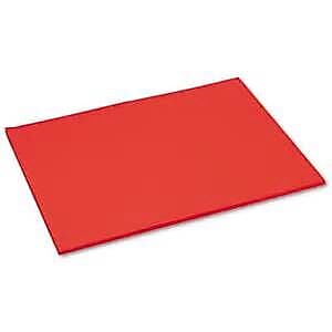 Color-Brite Sulphite 9" x 12" Construction Paper, Festive Red, 50 Sheets/Pack (5690FRD)