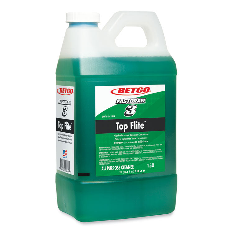 Top Flite All-Purpose Cleaner, Mint Scent, 67.6 Oz Bottle, 4/carton