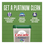 Cascade Platinum ActionPacs Dishwasher Detergent, Fresh Scent, 14 oz., 26 Pacs/Pack, 4 Packs/Carton (80797184)