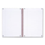 Hardcover Twinwire Notebooks, SCRIBZEE Compatible, 1-Subject, Wide/Legal Rule, Black/Red Cover, (70) 9.88 x 6.88 Sheets