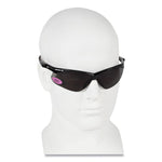V60 Nemesis Rx Reader Safety Glasses, Black Frame, Smoke Lens, +2.5 Diopter Strength, 6/Box