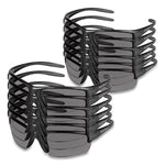 Equalizer Safety Glasses, Gunmetal Frame, Smoke Lens, 12/Box