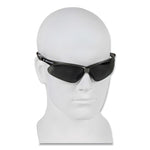 Nemesis Safety Glasses, Gunmetal Frame, Smoke Lens, 12/Box
