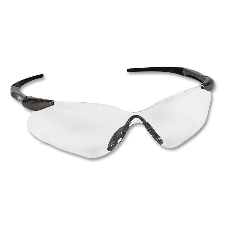 Nemesis Vl Safety Glasses, Gunmetal Frame, Clear Anti-Fog Lens, 12/Box