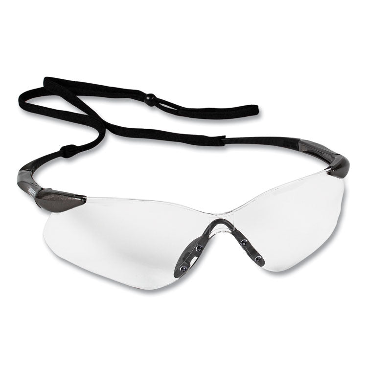 Nemesis Vl Safety Glasses, Gunmetal Frame, Clear Anti-Fog Lens, 12/Box
