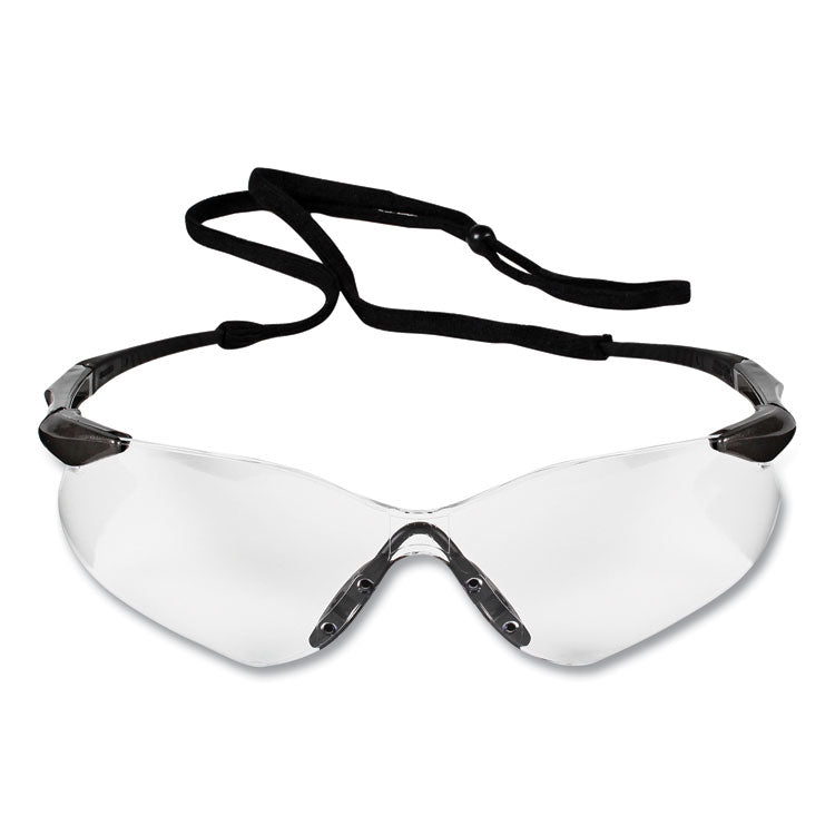 Nemesis Vl Safety Glasses, Gunmetal Frame, Clear Anti-Fog Lens, 12/Box