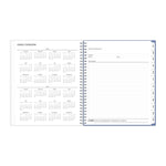 Planning Calendar BS Lindley Frosted PP 8x10 RY26 Monthly Safety Wirebound -
