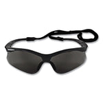 Nemesis Safety Glasses, Black Frame, Smoke Lens, 12/Box